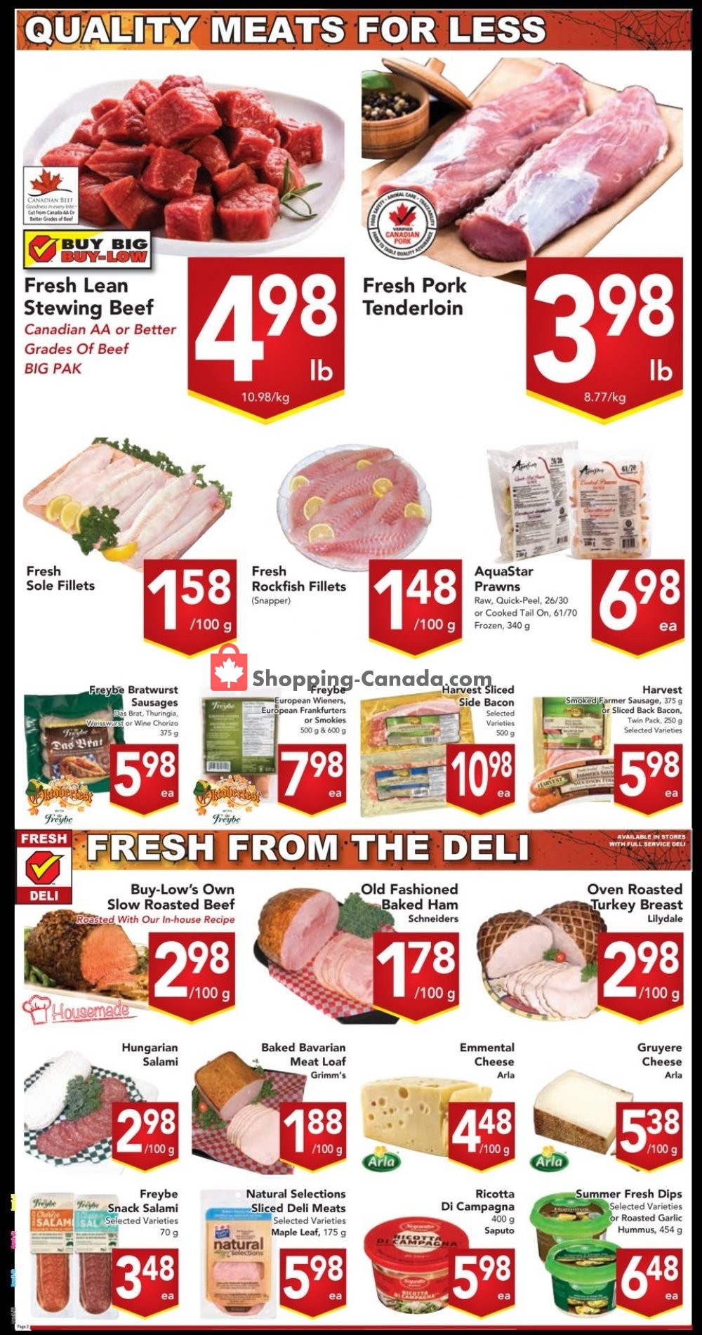 Buy-Low Foods flyer from Sunday October 28, 2018 to Saturday November 3, 2018 - page 2