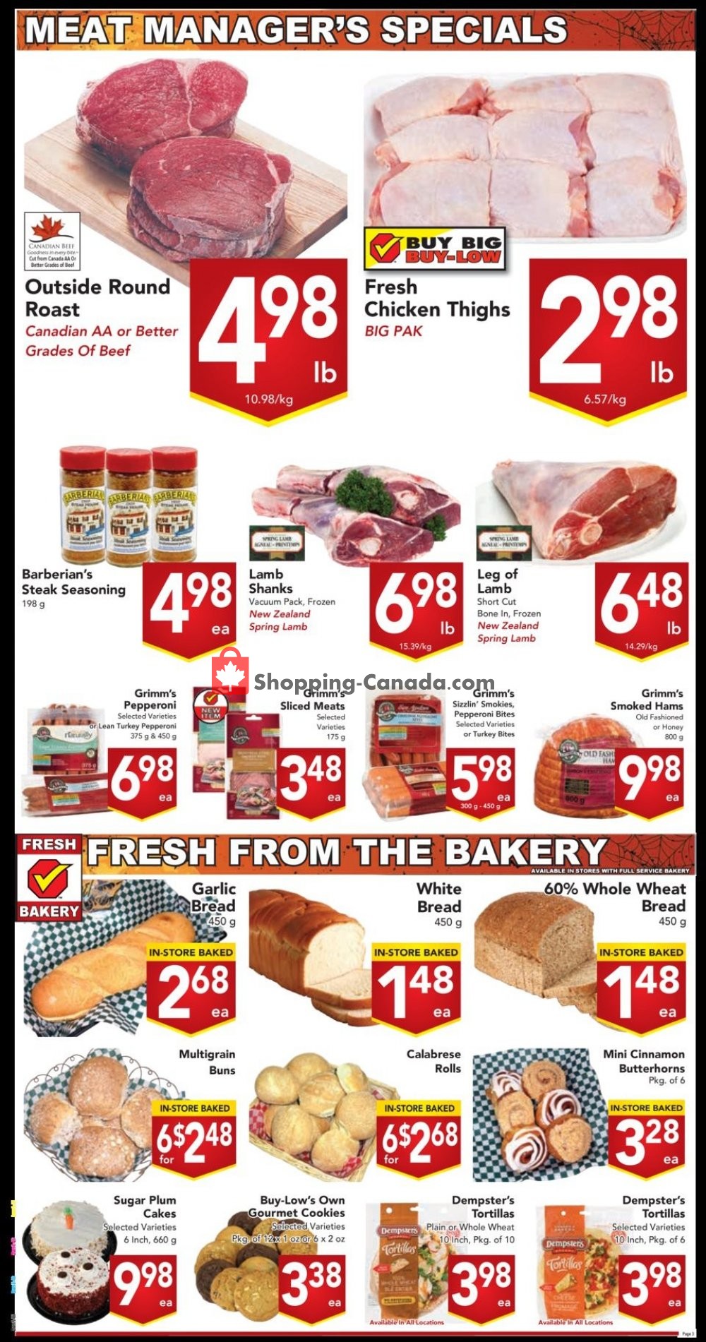 Buy-Low Foods flyer from Sunday October 28, 2018 to Saturday November 3, 2018 - page 3