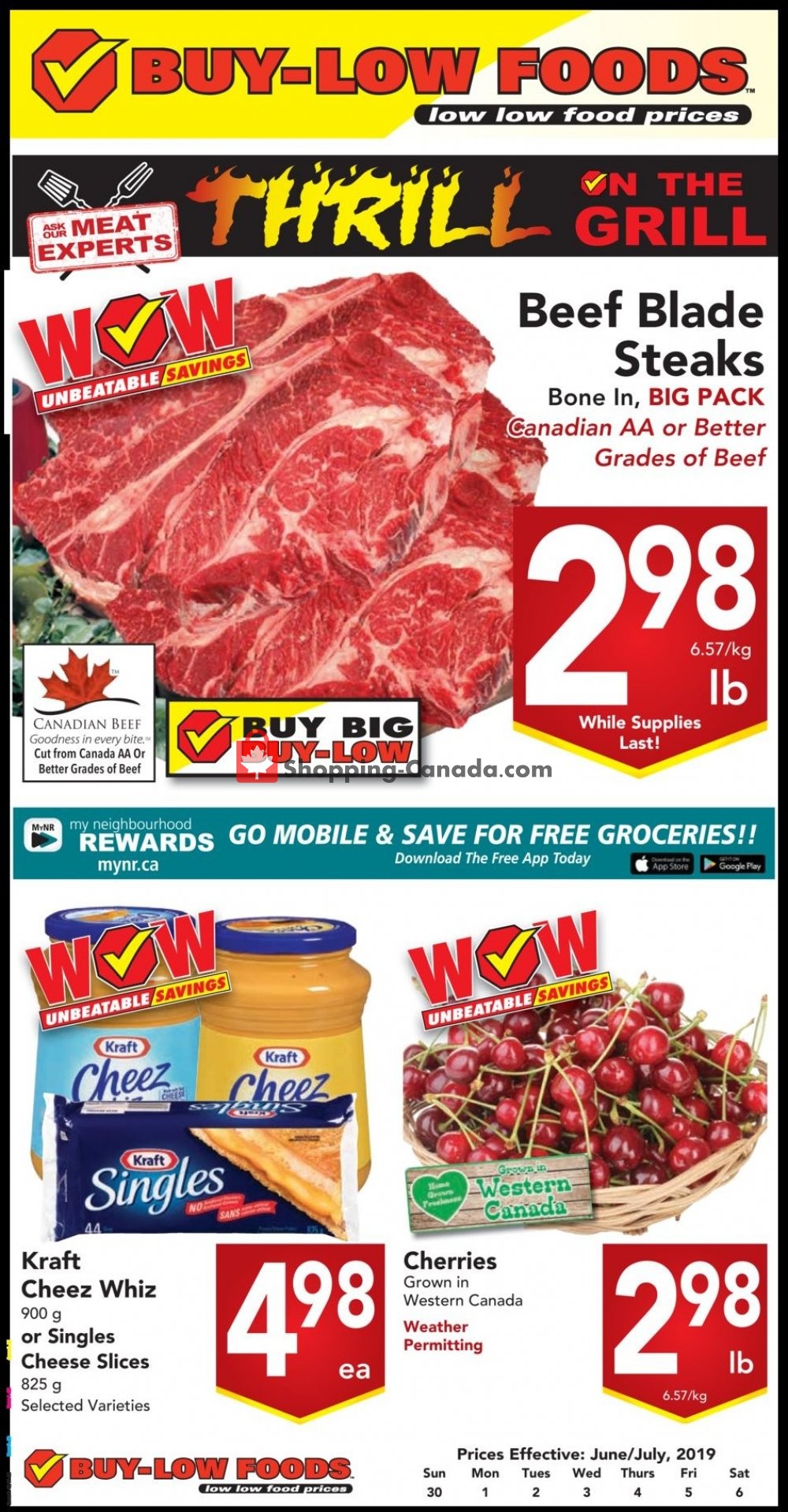 Buy-Low Foods flyer from Sunday June 30, 2019 to Saturday July 6, 2019 - page 1