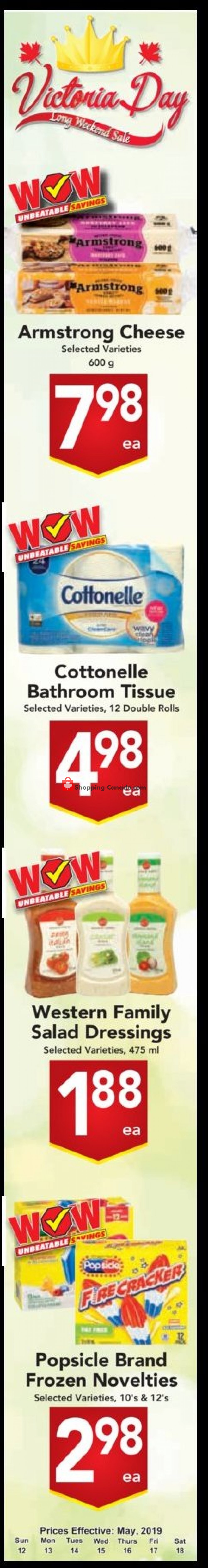 Buy-Low Foods flyer from Sunday May 12, 2019 to Saturday May 18, 2019 - page 1