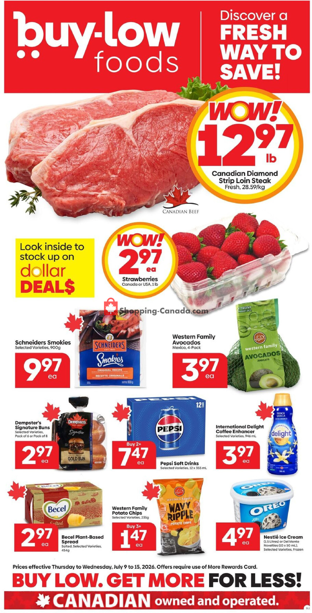Buy-Low Foods flyer from Thursday July 9, 2026 to Wednesday July 15, 2026 - page 1