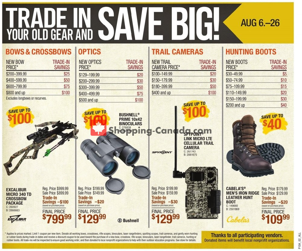 Cabela's flyer from Thursday August 6, 2020 to Wednesday August 26, 2020 - page 2