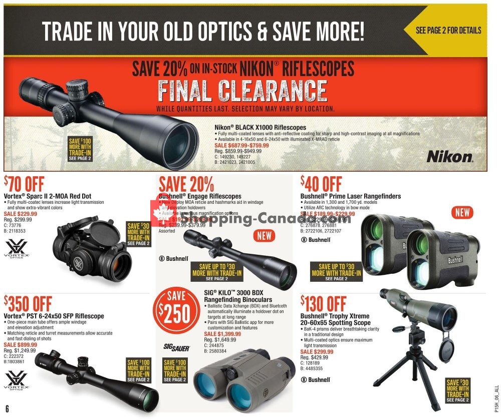 Cabela's flyer from Thursday August 6, 2020 to Wednesday August 26, 2020 - page 6
