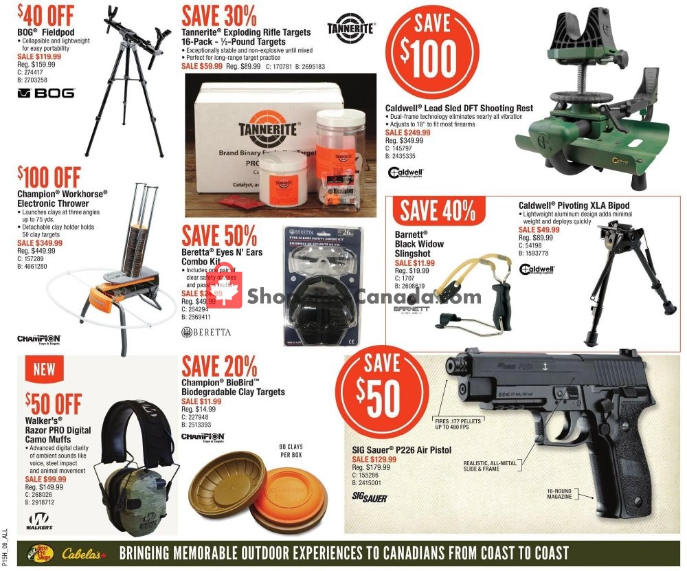 Cabela's flyer from Thursday August 6, 2020 to Wednesday August 26, 2020 - page 9