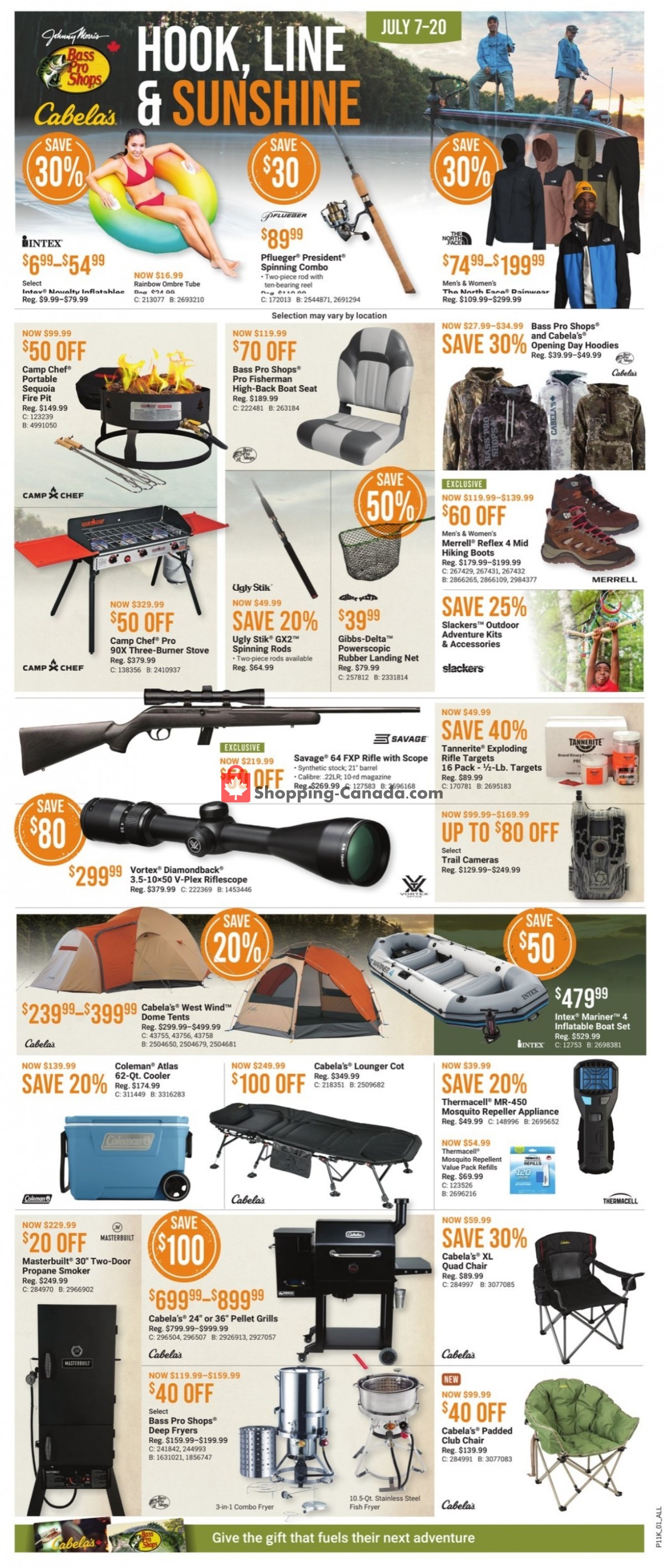 Cabela's Canada, flyer (Amazing Deals) July 7 July 20, 2022 Shopping Canada