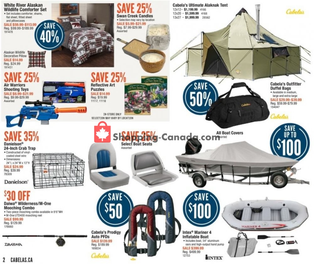 Cabela's flyer from Friday January 11, 2019 to Sunday January 27, 2019 - page 2