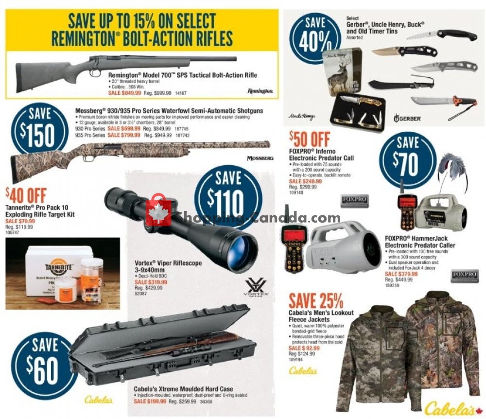 Cabela's flyer from Friday January 11, 2019 to Sunday January 27, 2019 - page 3