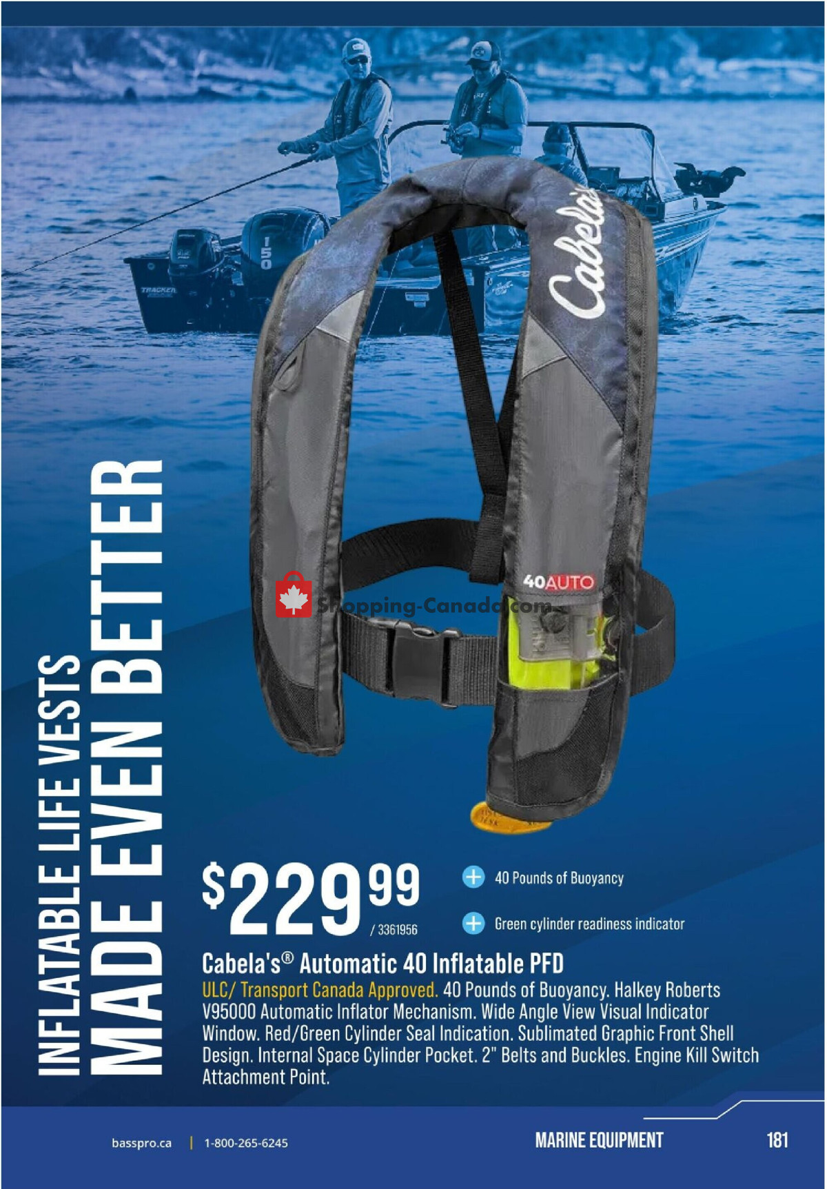 Cabela's flyer from Saturday July 25, 2026 to Tuesday September 1, 2026 - page 181