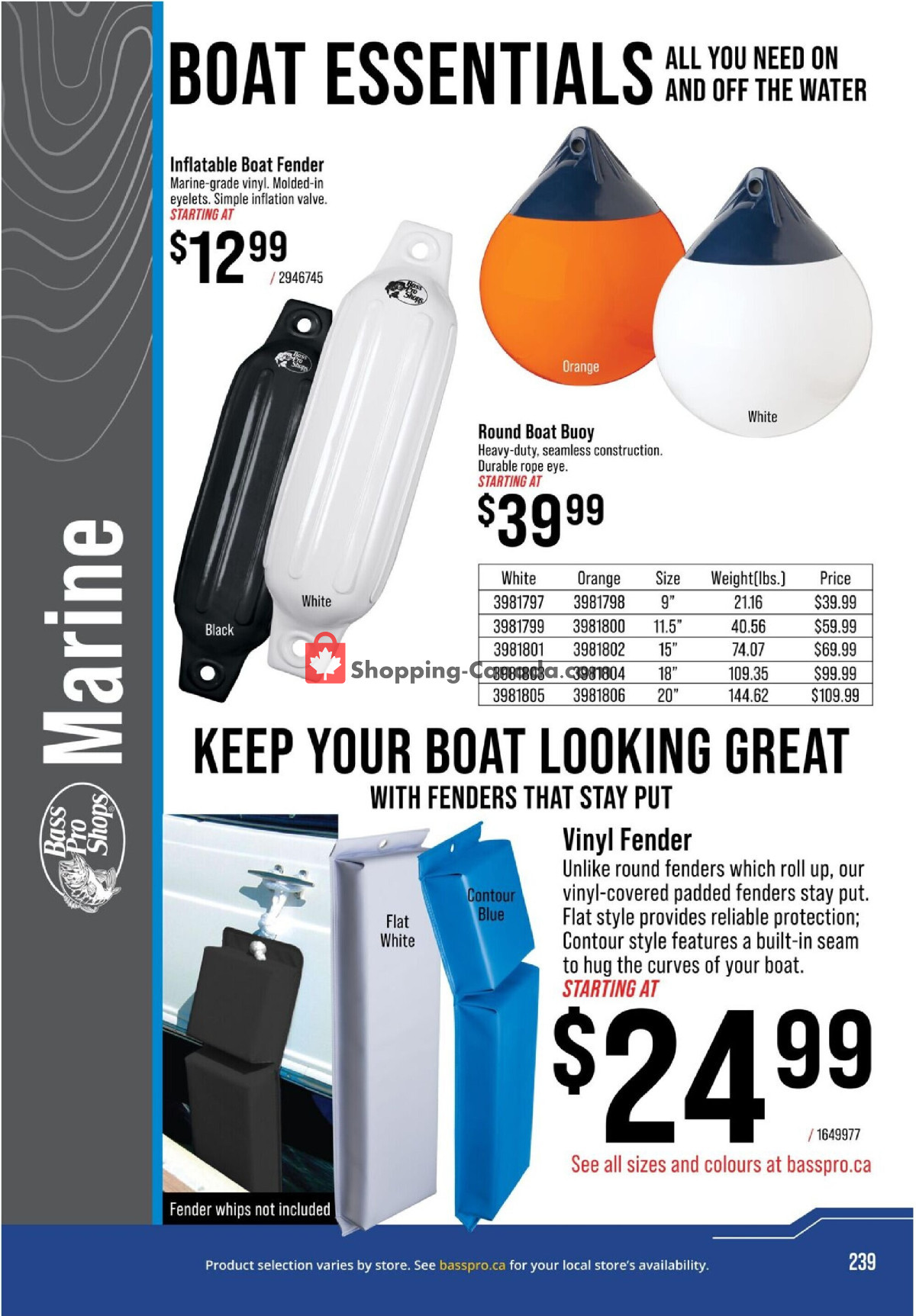 Cabela's flyer from Saturday July 25, 2026 to Tuesday September 1, 2026 - page 239