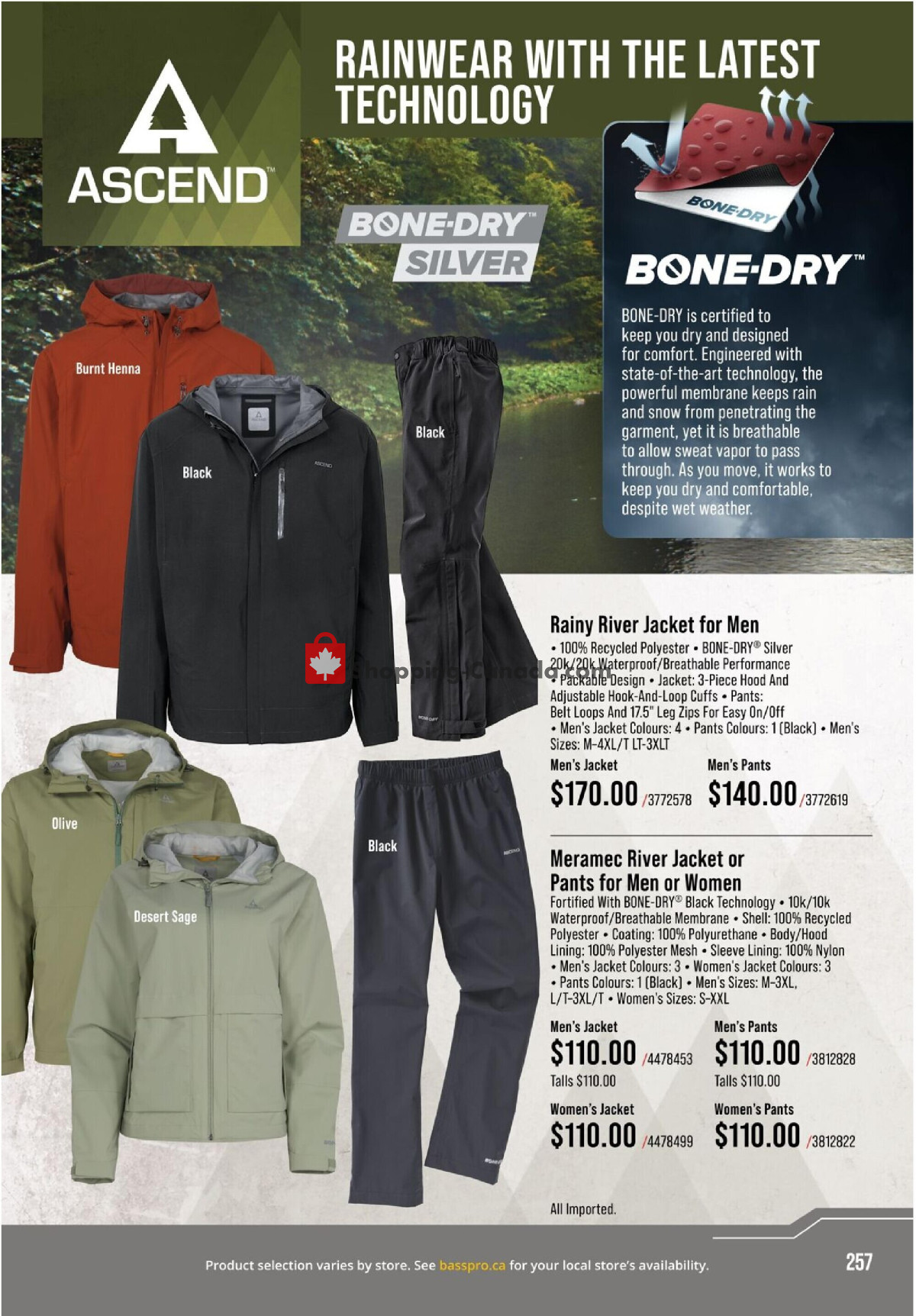 Cabela's flyer from Saturday July 25, 2026 to Tuesday September 1, 2026 - page 257