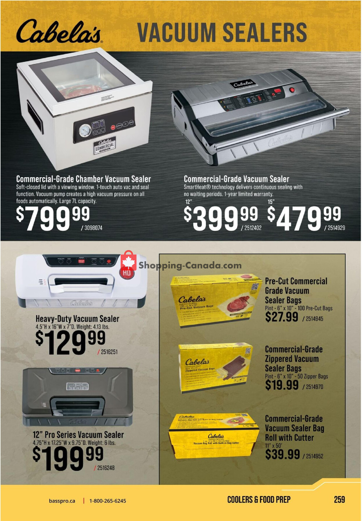 Cabela's flyer from Saturday July 25, 2026 to Tuesday September 1, 2026 - page 259