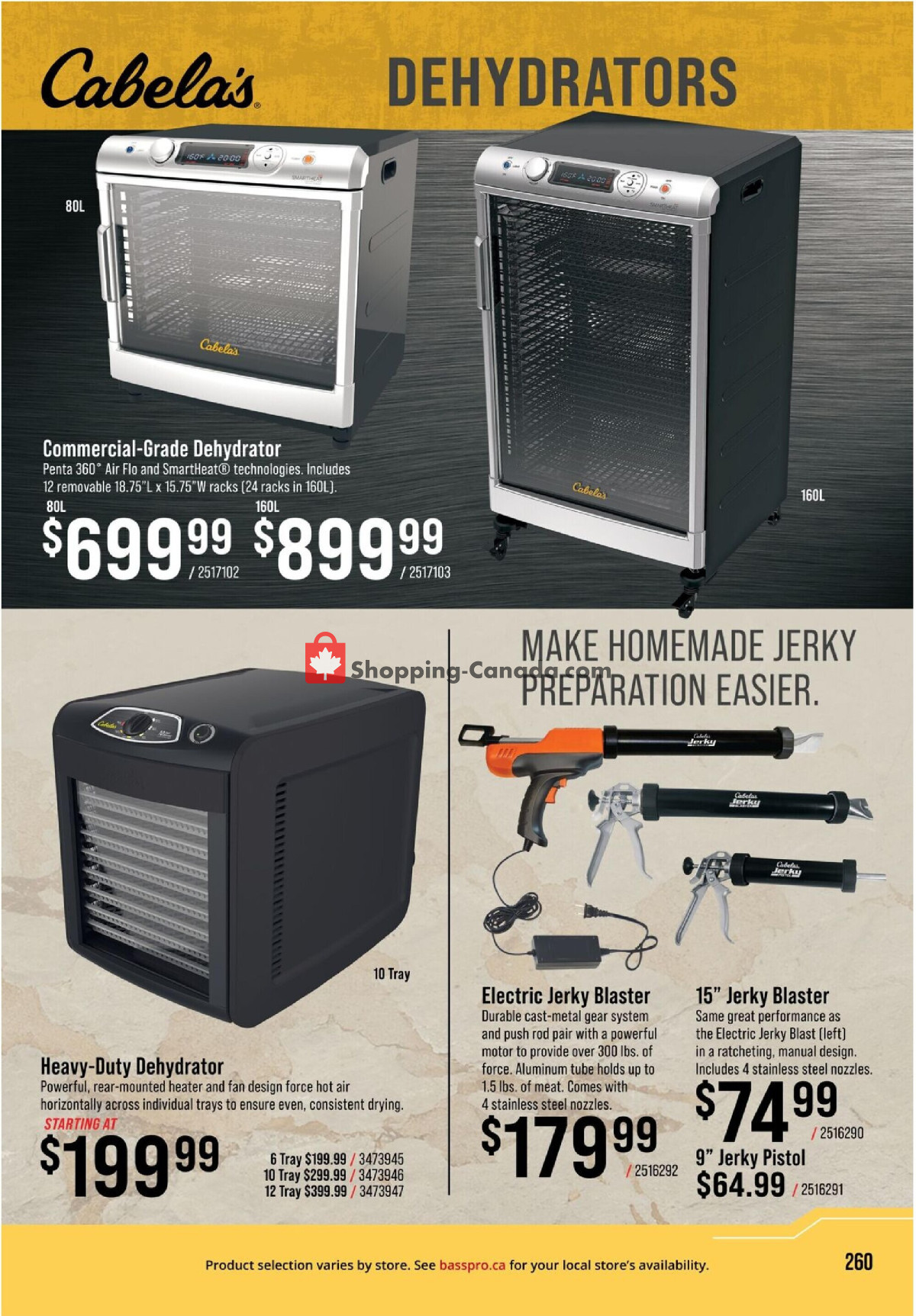 Cabela's flyer from Saturday July 25, 2026 to Tuesday September 1, 2026 - page 260