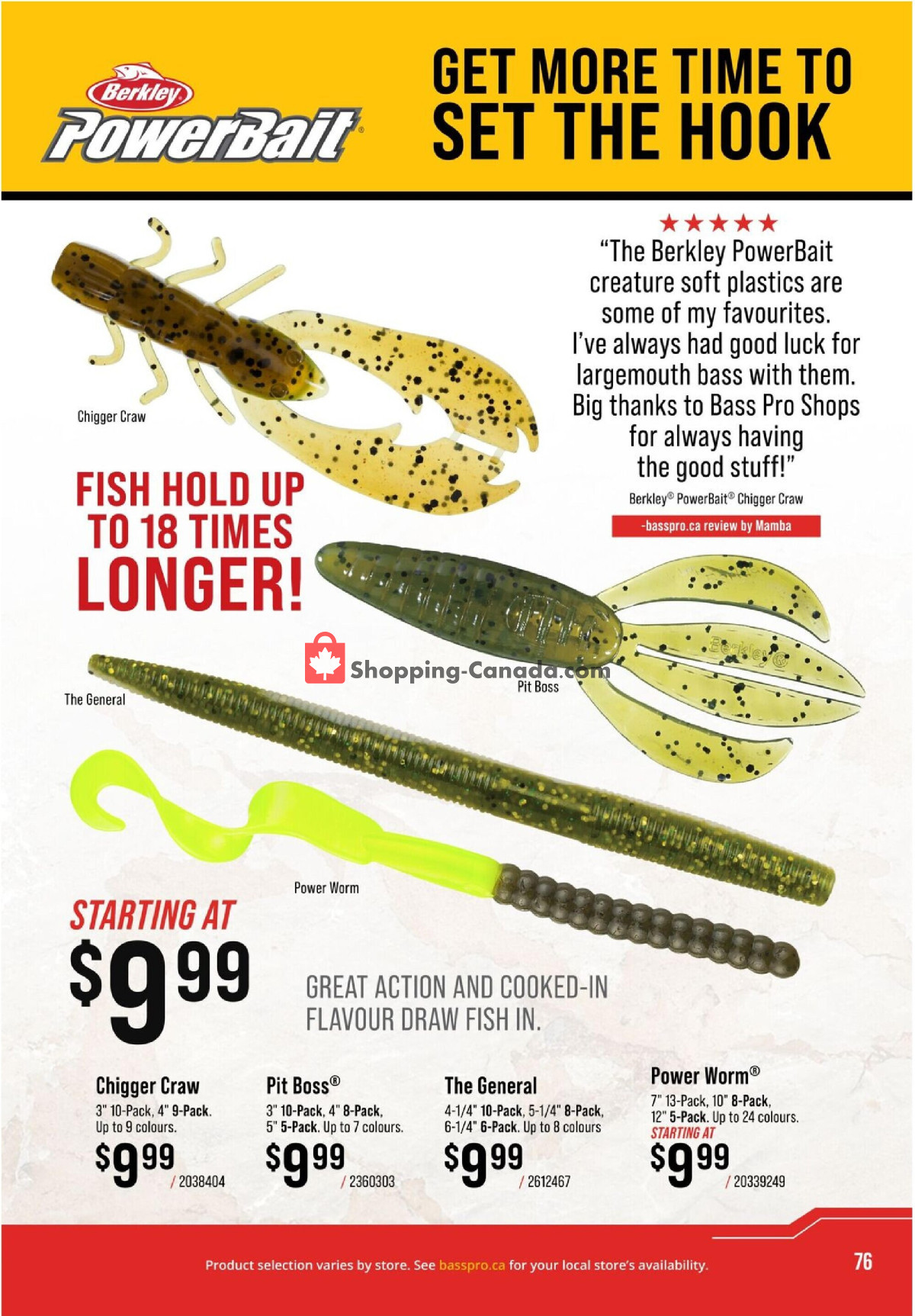 Cabela's flyer from Saturday July 25, 2026 to Tuesday September 1, 2026 - page 76