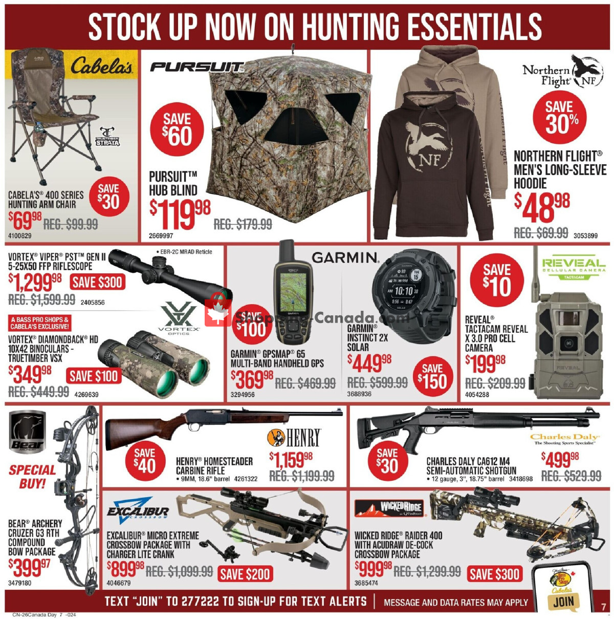 Cabela's flyer from Monday June 22, 2026 to Wednesday July 1, 2026 - page 7