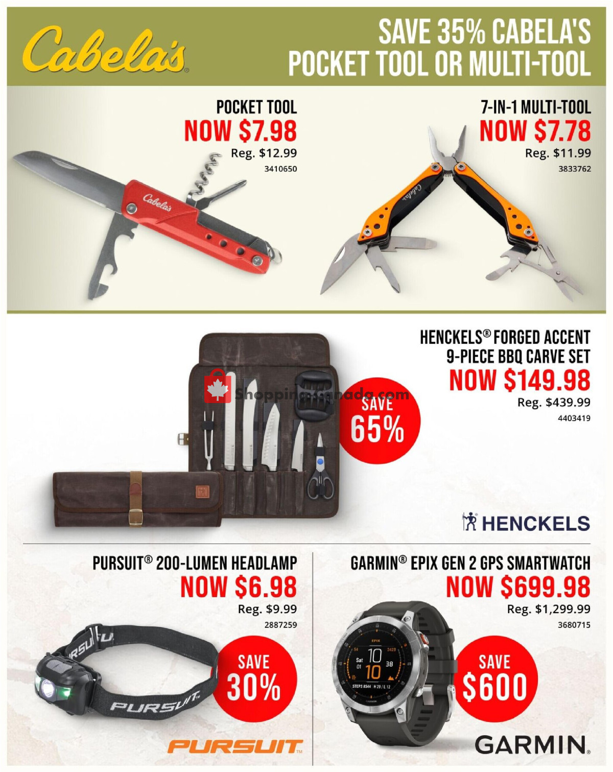 Cabela's flyer from Thursday May 28, 2026 to Wednesday June 3, 2026 - page 20