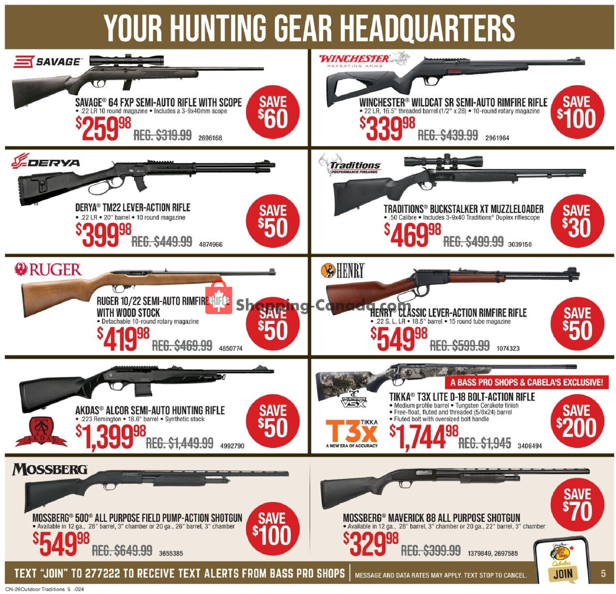 Cabela's flyer from Thursday September 24, 2026 to Wednesday October 7, 2026 - page 5