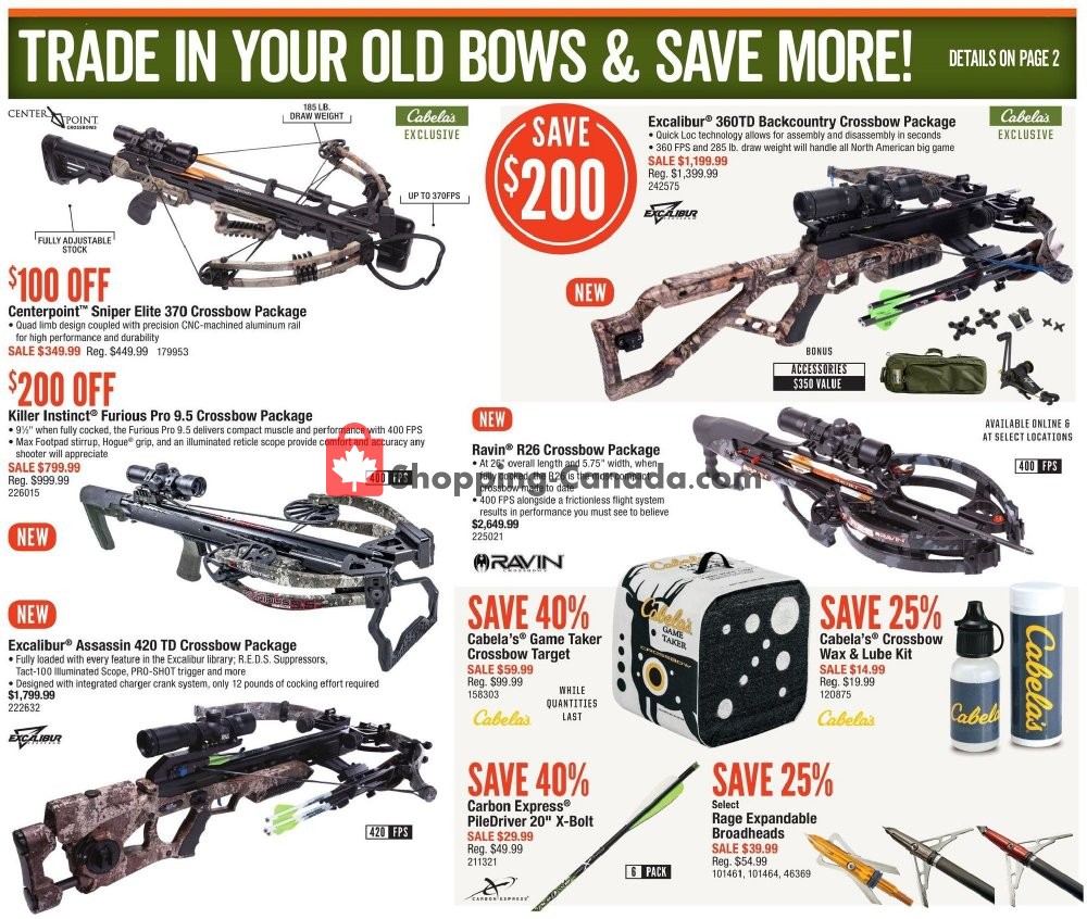 Cabela's flyer from Friday August 9, 2019 to Sunday August 25, 2019 - page 13