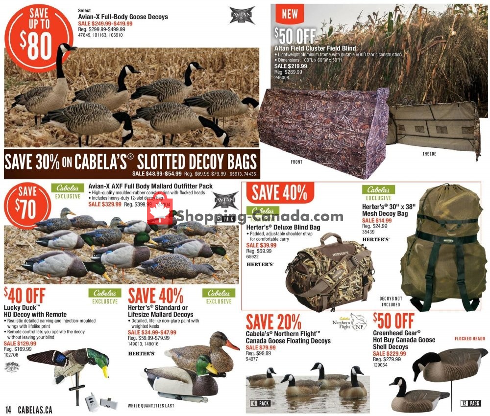 Cabela's flyer from Friday August 9, 2019 to Sunday August 25, 2019 - page 14