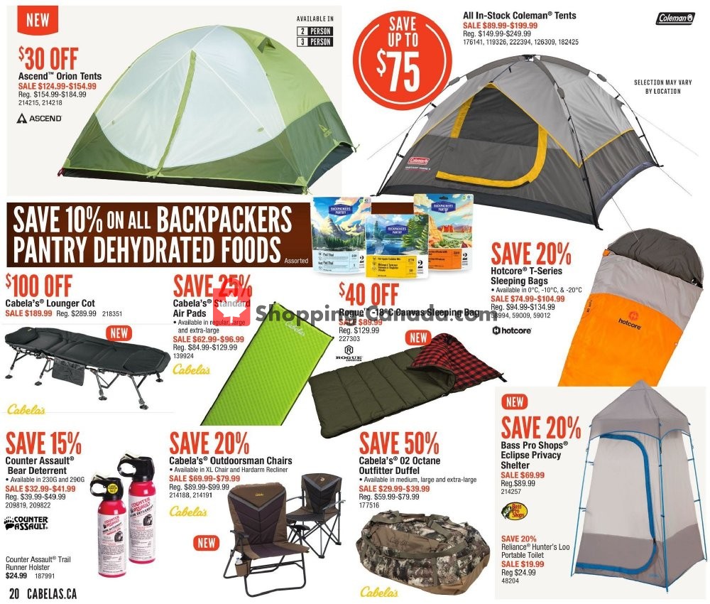 Cabela's flyer from Friday August 9, 2019 to Sunday August 25, 2019 - page 21