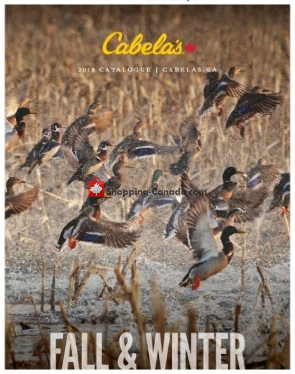 Cabela's flyer from Sunday September 23, 2018 to Monday December 31, 2018 - page 1