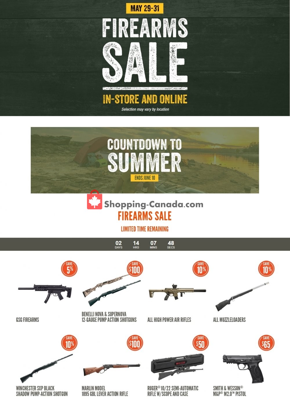 Cabela's flyer from Friday May 29, 2020 to Sunday May 31, 2020 - page 1