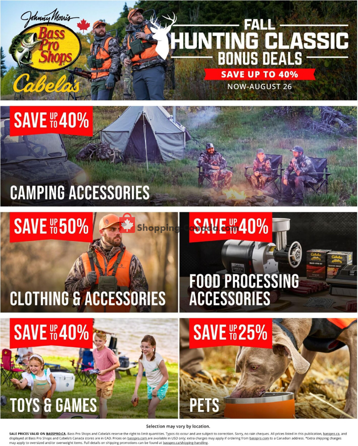 Cabela's flyer from Friday August 21, 2026 to Wednesday August 26, 2026 - page 4