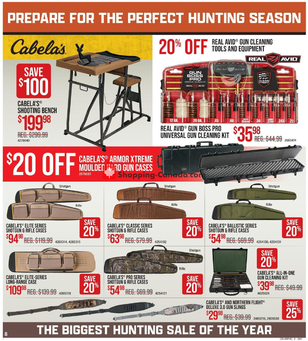 Cabela's flyer from Thursday August 6, 2026 to Wednesday August 26, 2026 - page 8