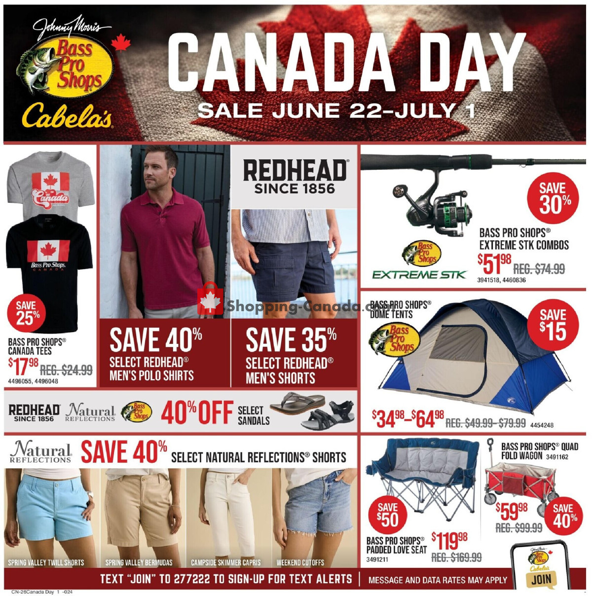 Cabela's flyer from Monday June 22, 2026 to Wednesday July 1, 2026 - page 1