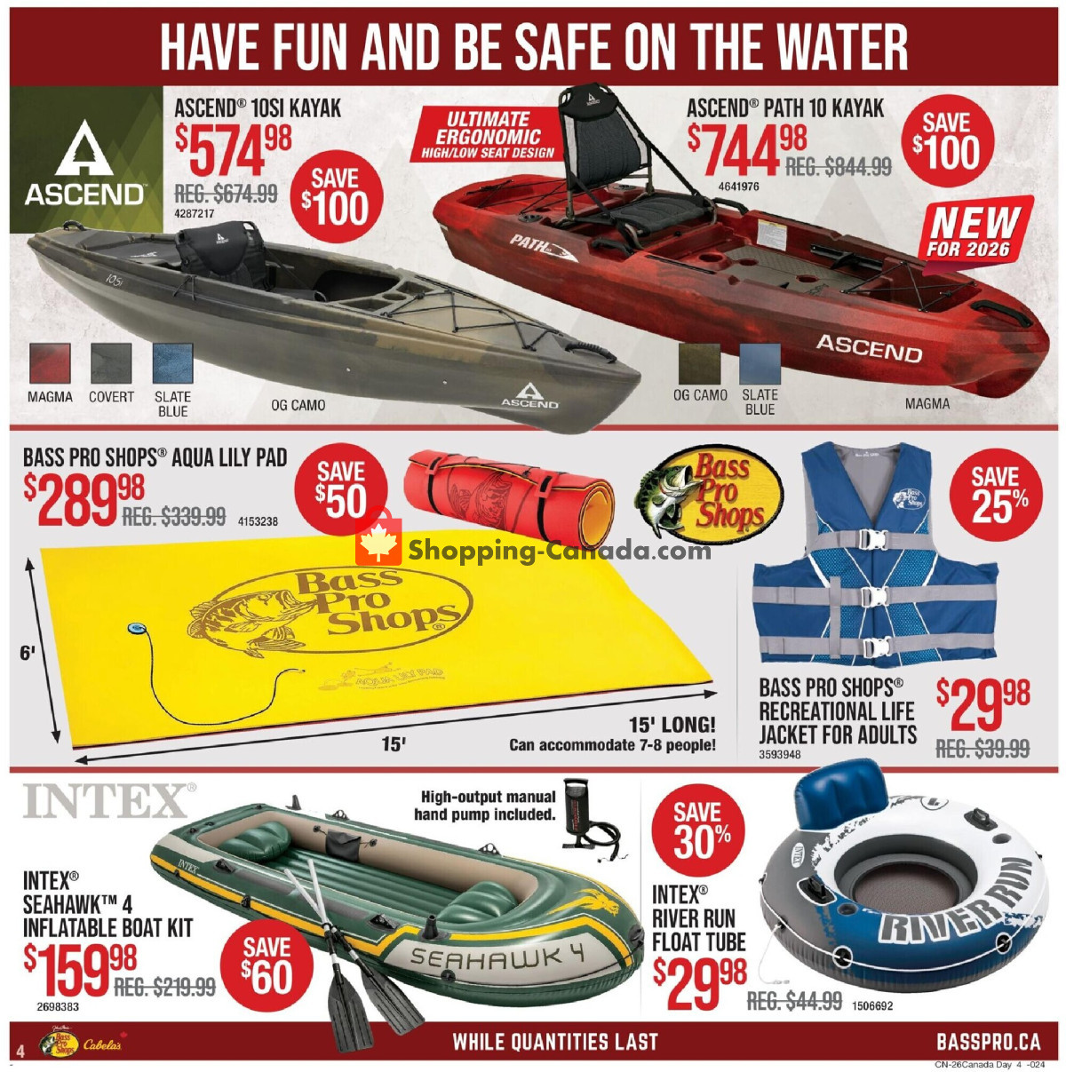 Cabela's flyer from Monday June 22, 2026 to Wednesday July 1, 2026 - page 4