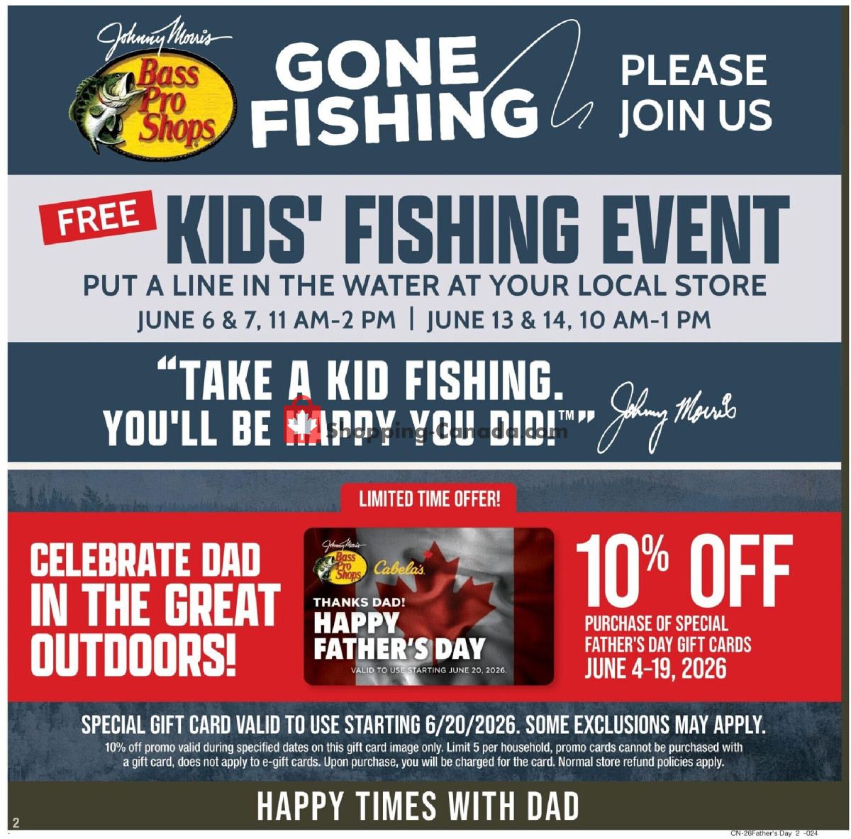 Cabela's flyer from Thursday June 4, 2026 to Sunday June 21, 2026 - page 2