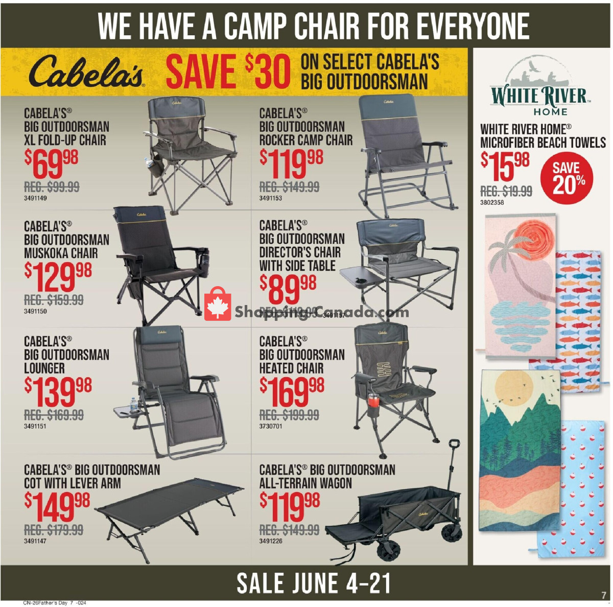 Cabela's flyer from Thursday June 4, 2026 to Sunday June 21, 2026 - page 7