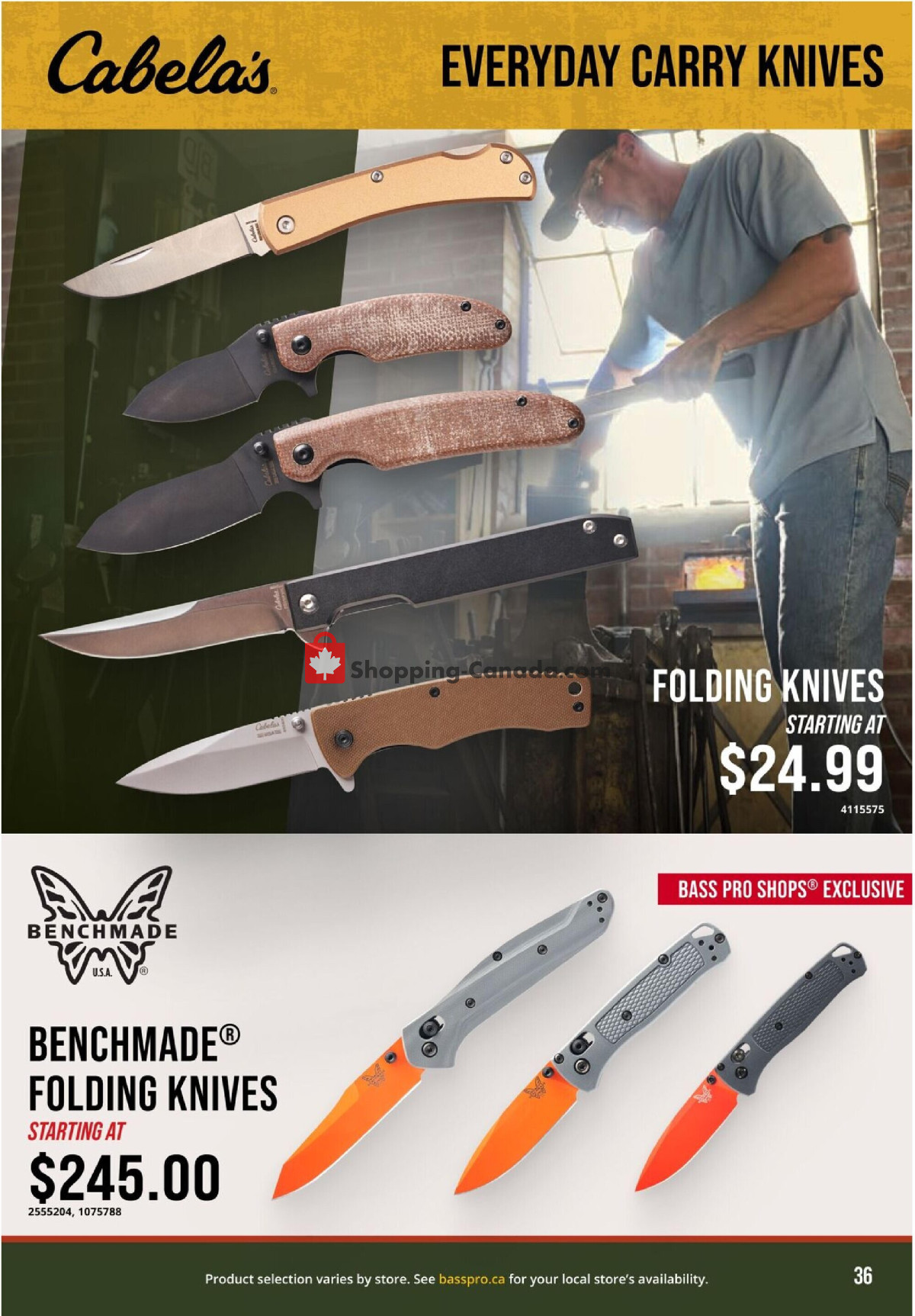 Cabela's flyer from Monday May 4, 2026 to Thursday June 4, 2026 - page 36
