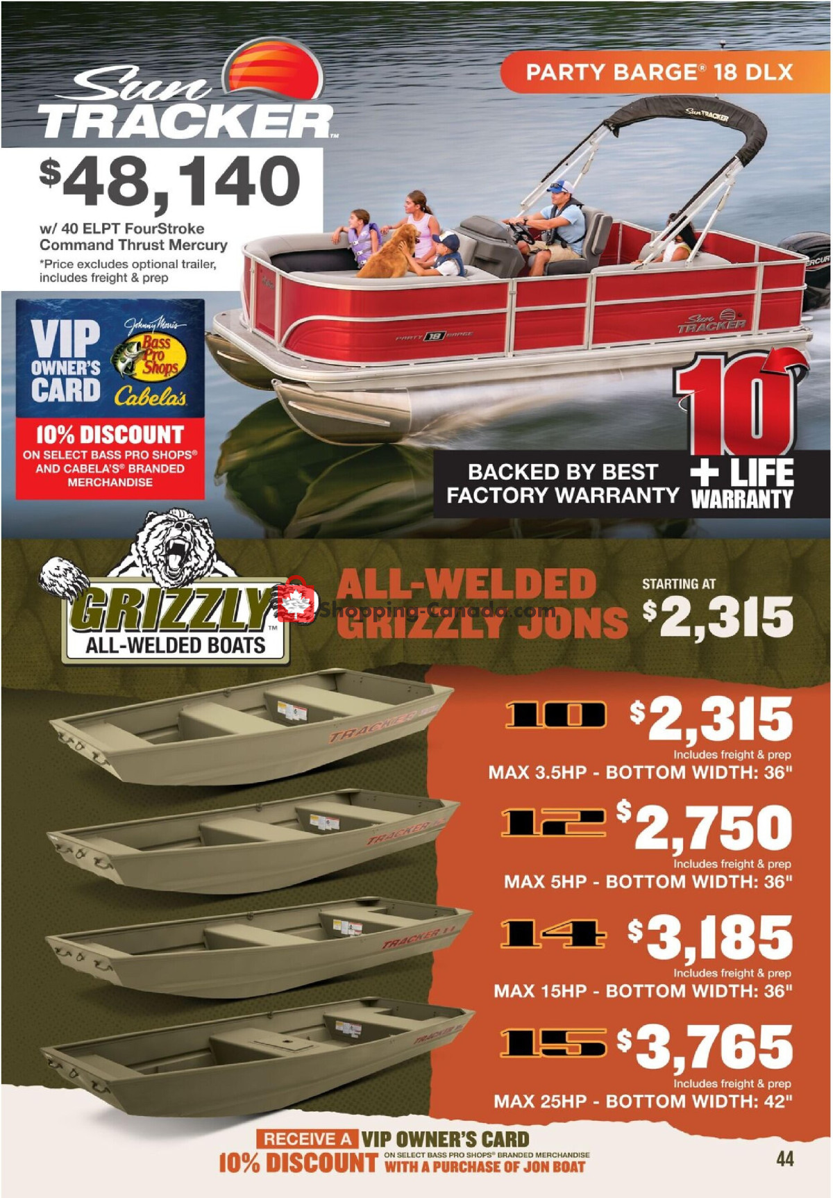 Cabela's flyer from Monday May 4, 2026 to Thursday June 4, 2026 - page 44