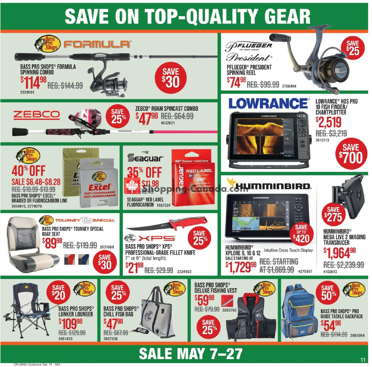 Cabela's flyer from Thursday May 7, 2026 to Wednesday May 27, 2026 - page 11