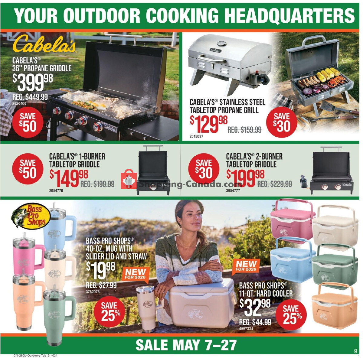 Cabela's flyer from Thursday May 7, 2026 to Wednesday May 27, 2026 - page 9