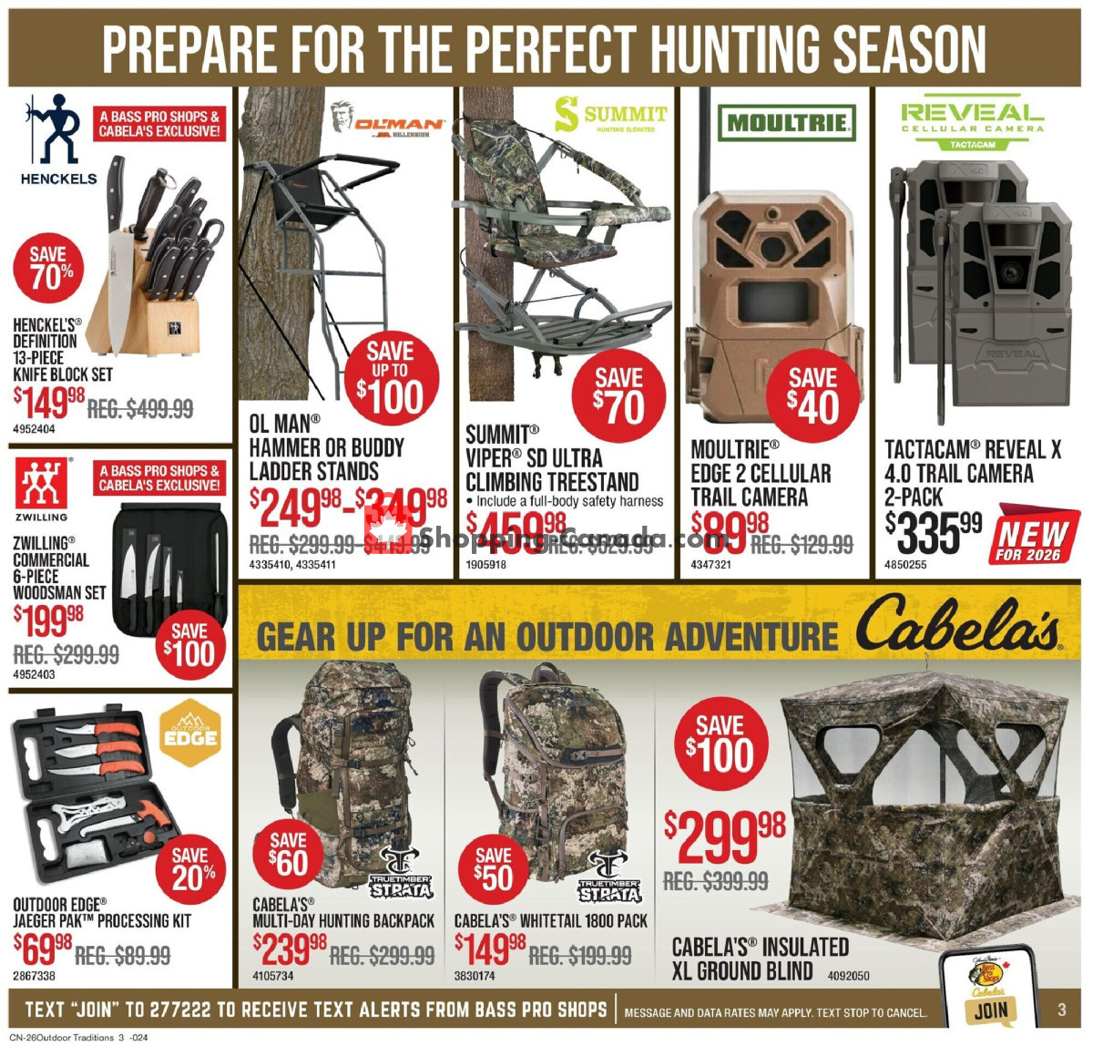 Cabela's flyer from Thursday September 24, 2026 to Wednesday October 7, 2026 - page 3