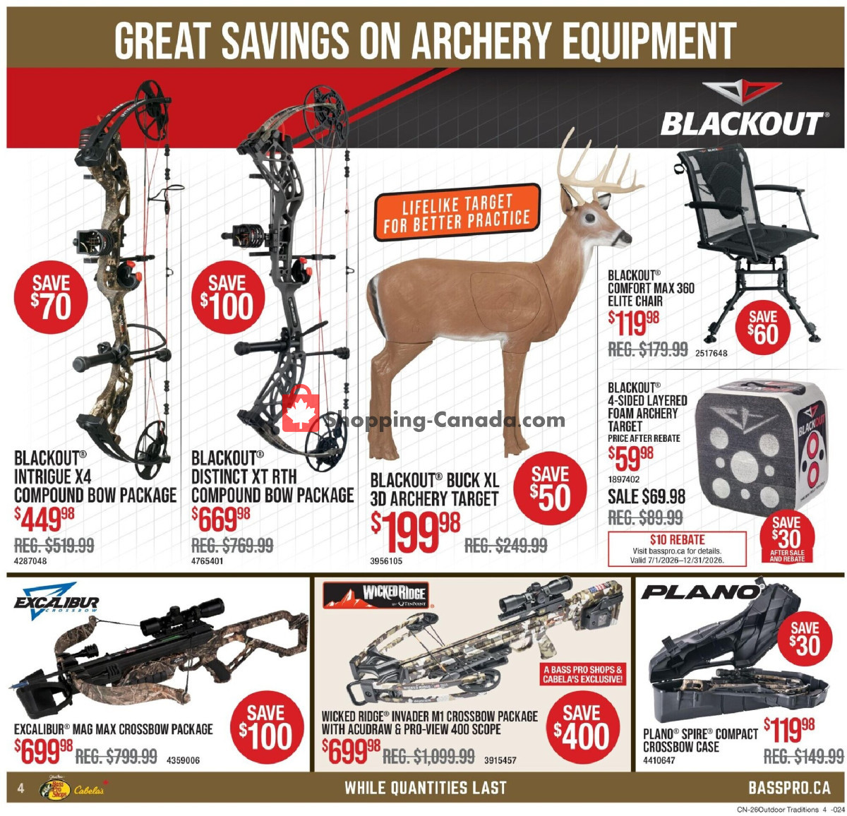 Cabela's flyer from Thursday September 24, 2026 to Wednesday October 7, 2026 - page 4