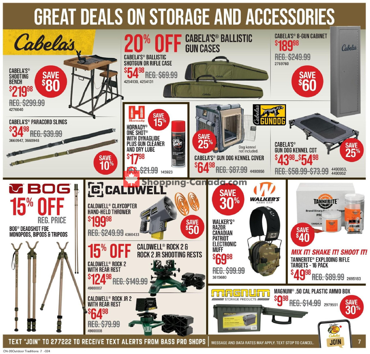 Cabela's flyer from Thursday September 24, 2026 to Wednesday October 7, 2026 - page 7