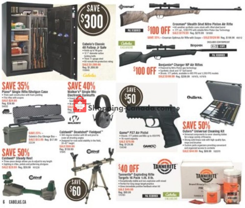 Cabela's flyer from Friday October 19, 2018 to Sunday November 4, 2018 - page 6