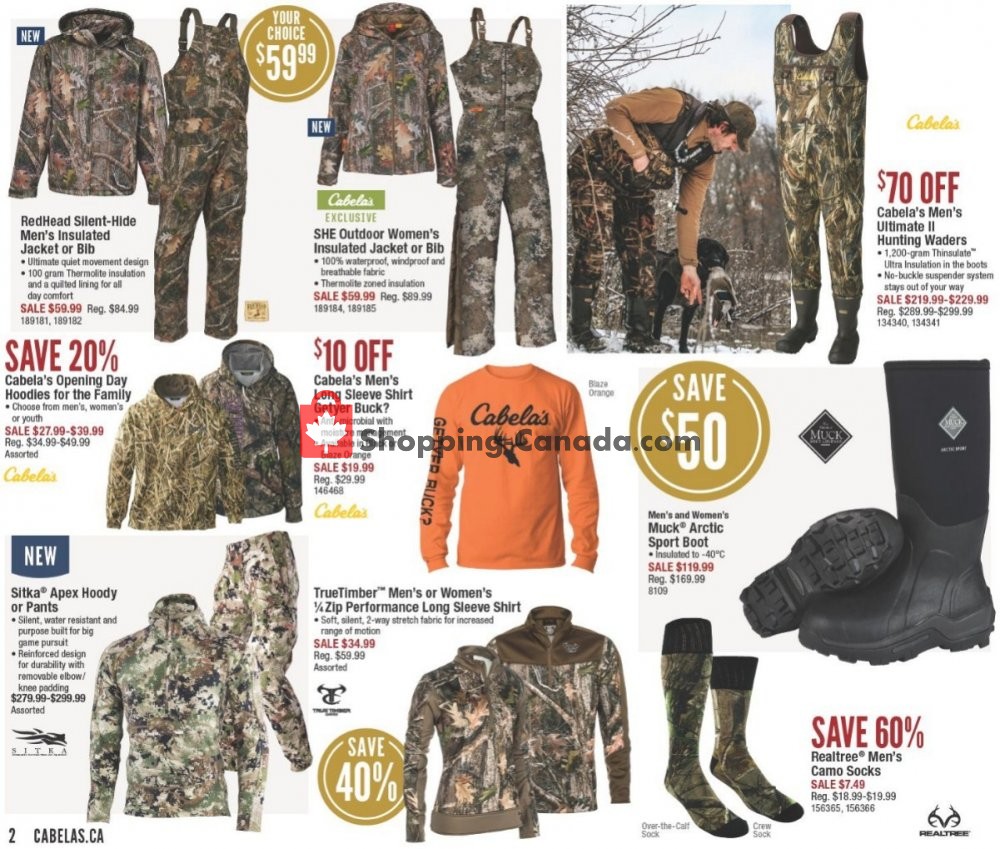 Cabela's flyer from Friday October 5, 2018 to Sunday October 21, 2018 - page 2