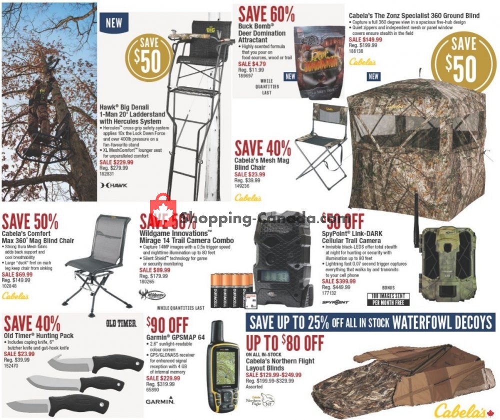 Cabela's flyer from Friday October 5, 2018 to Sunday October 21, 2018 - page 3