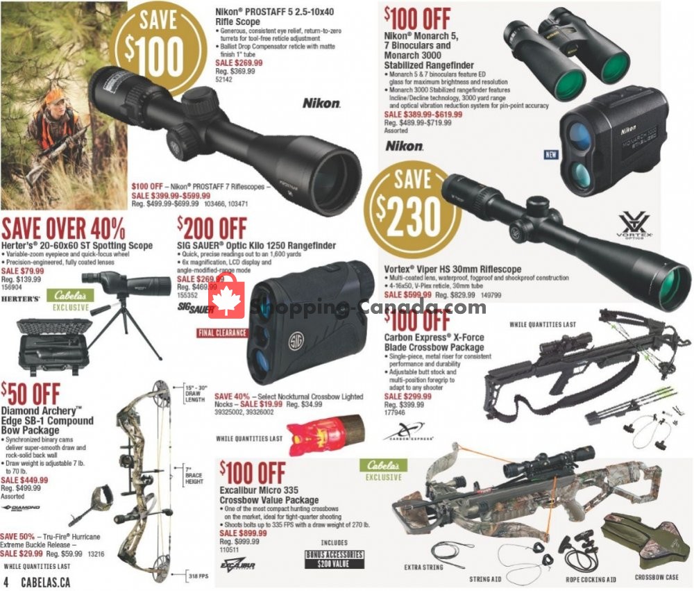 Cabela's flyer from Friday October 5, 2018 to Sunday October 21, 2018 - page 4