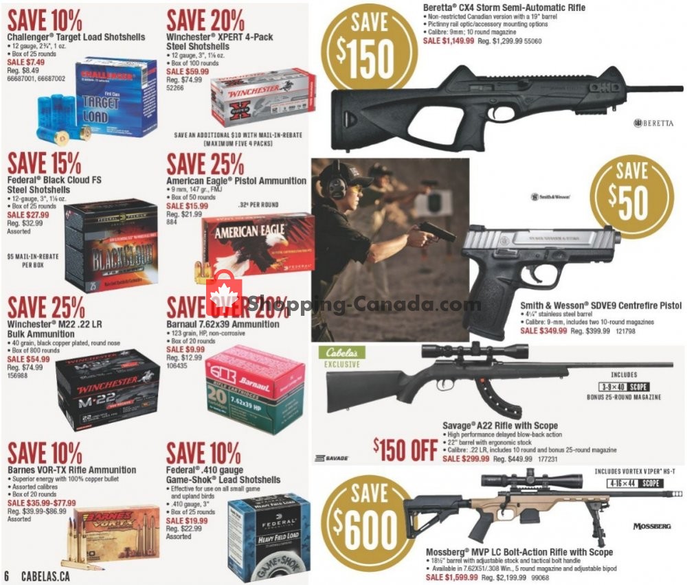Cabela's flyer from Friday October 5, 2018 to Sunday October 21, 2018 - page 6