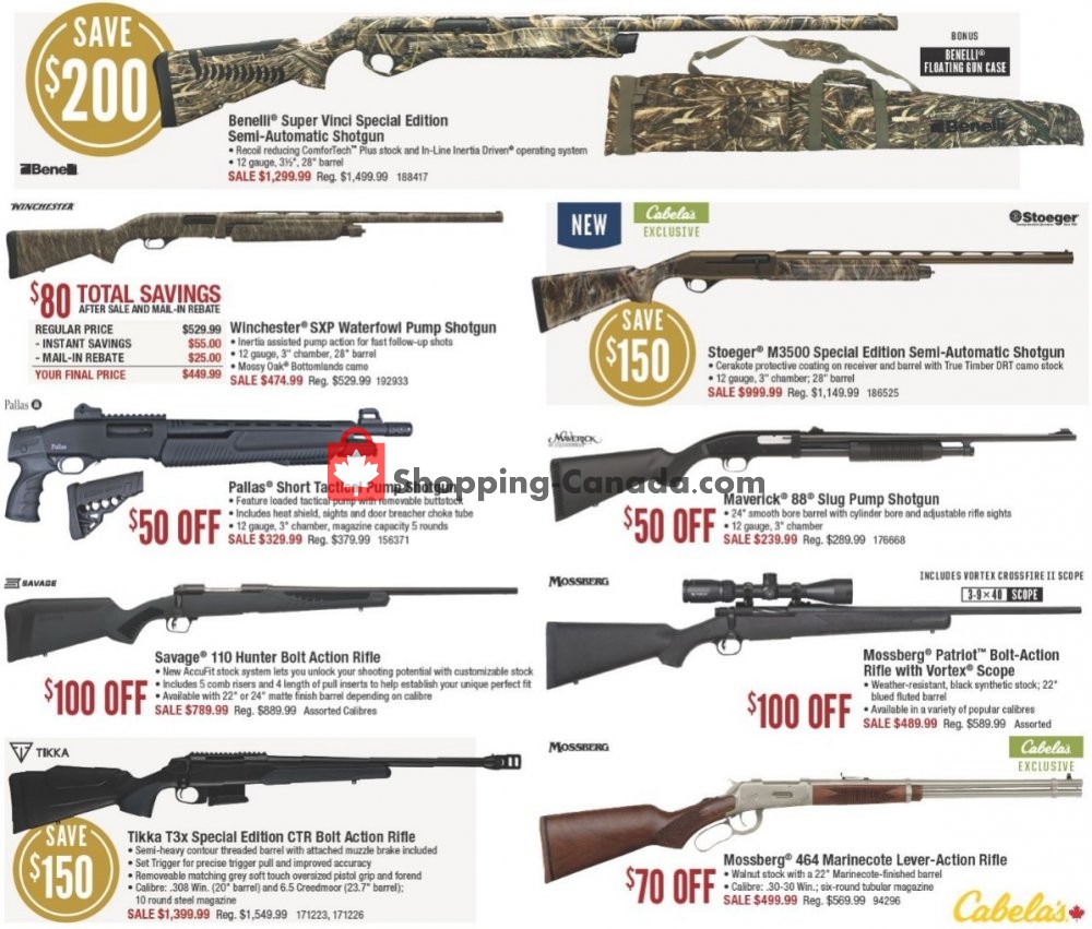 Cabela's flyer from Friday October 5, 2018 to Sunday October 21, 2018 - page 7