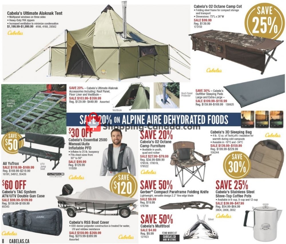 Cabela's flyer from Friday October 5, 2018 to Sunday October 21, 2018 - page 8