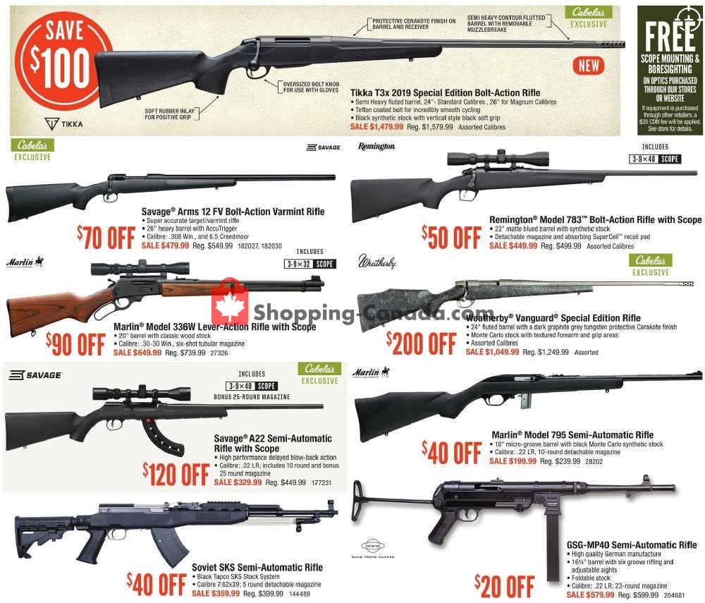 Cabela's flyer from Thursday September 5, 2019 to Sunday September 22, 2019 - page 11