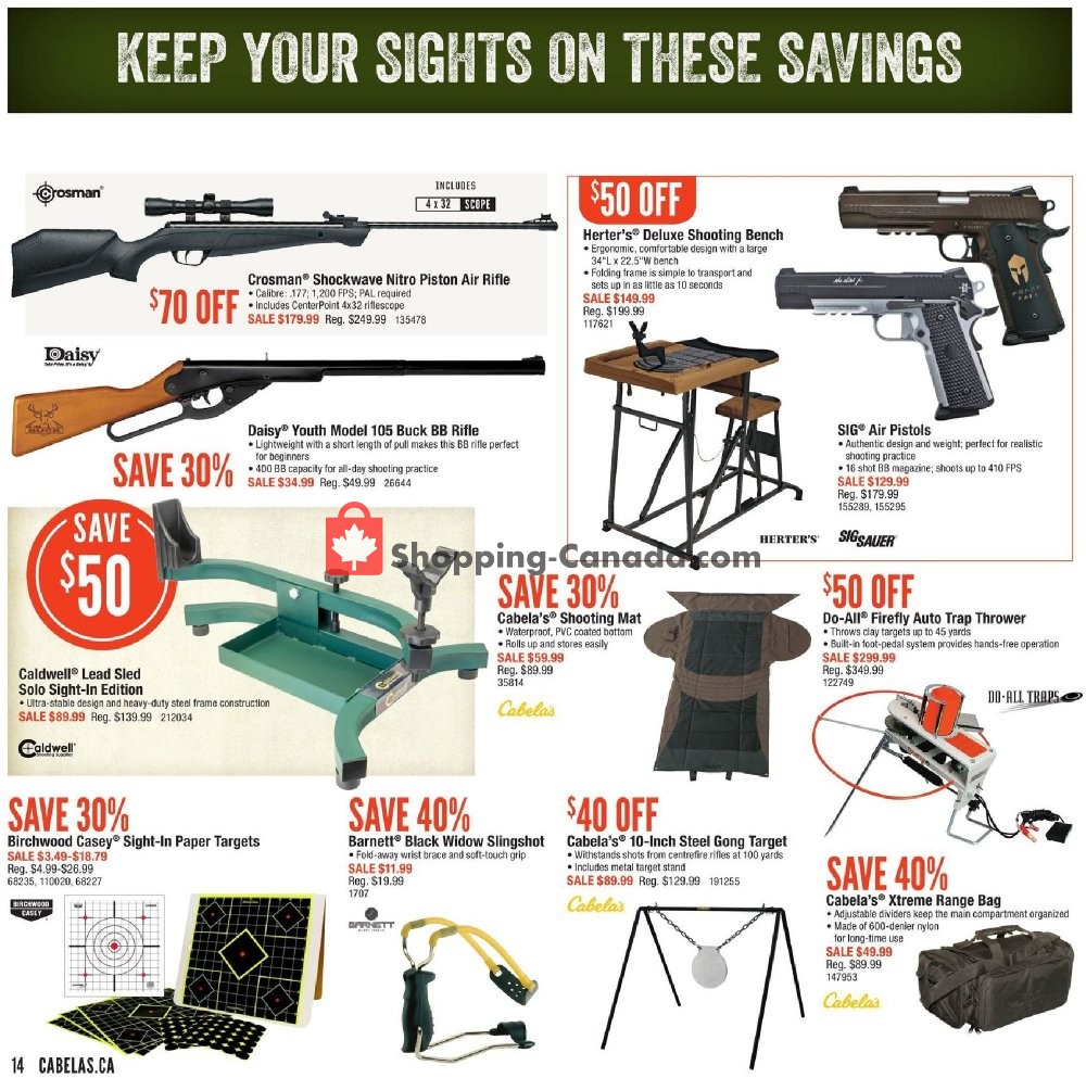 Cabela's flyer from Thursday September 5, 2019 to Sunday September 22, 2019 - page 17