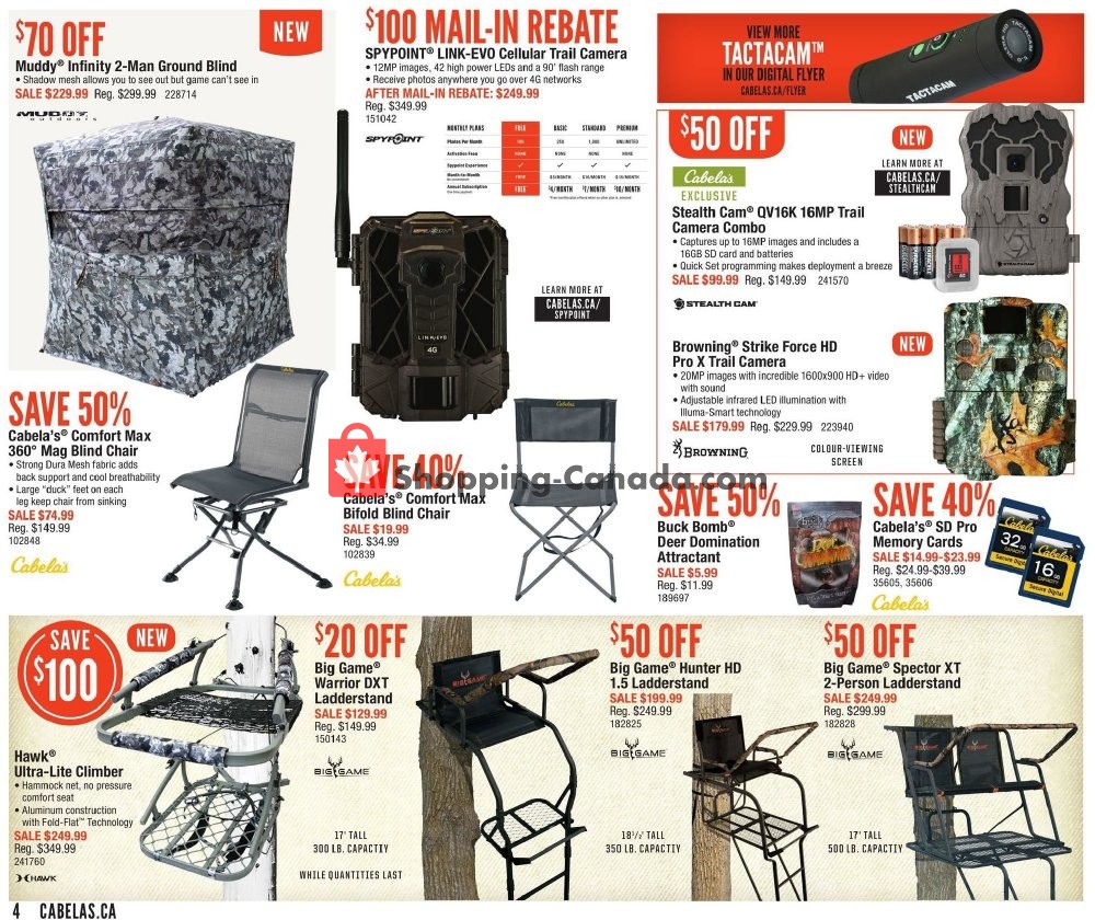 Cabela's flyer from Thursday September 5, 2019 to Sunday September 22, 2019 - page 4