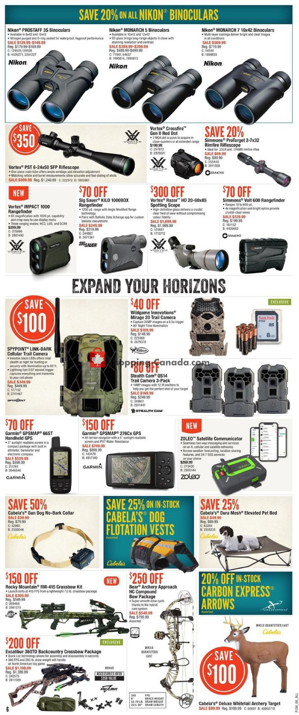 Cabela's flyer from Thursday July 9, 2020 to Wednesday July 22, 2020 - page 6
