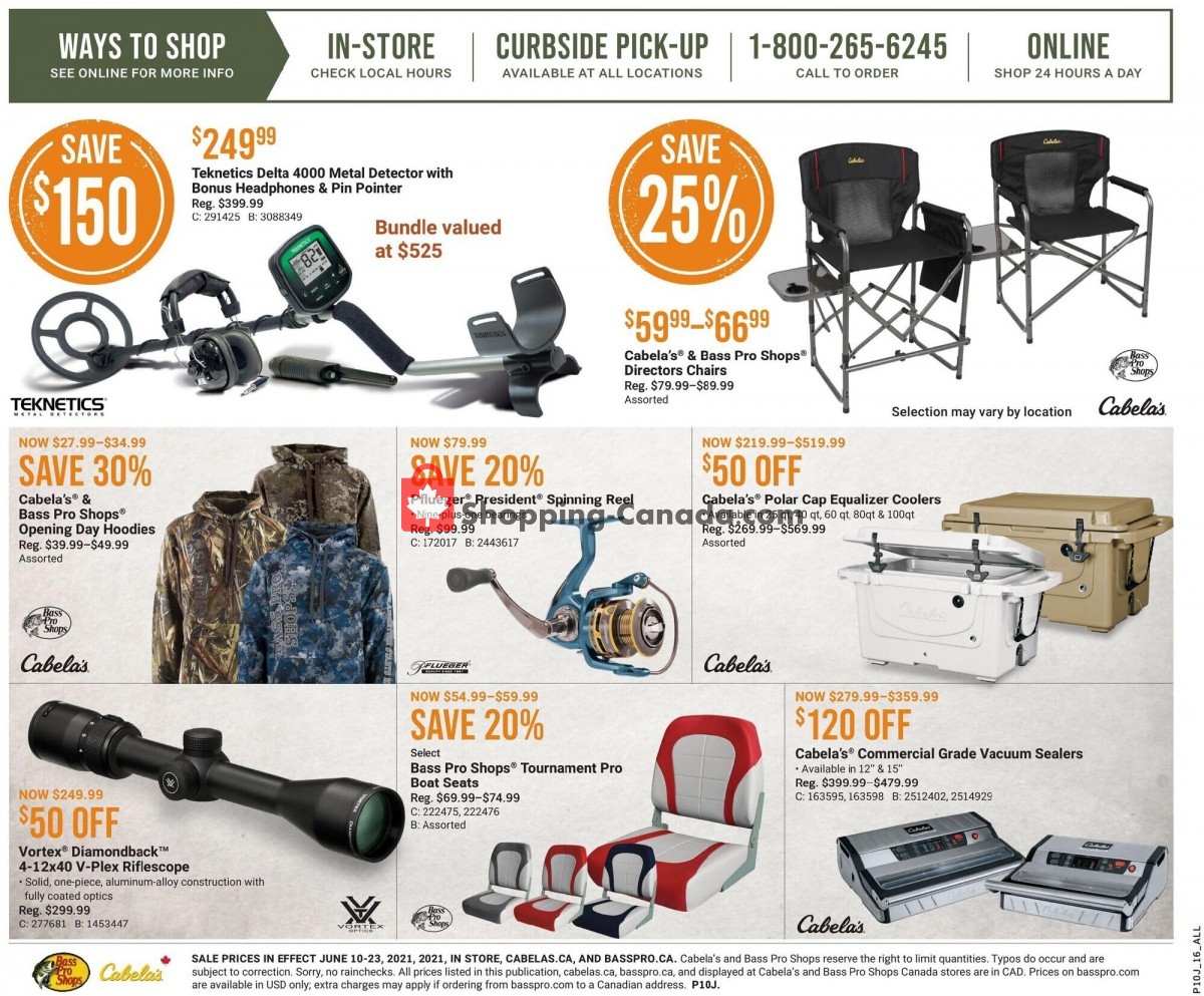 Cabela's flyer from Thursday June 10, 2021 to Wednesday June 23, 2021 - page 18
